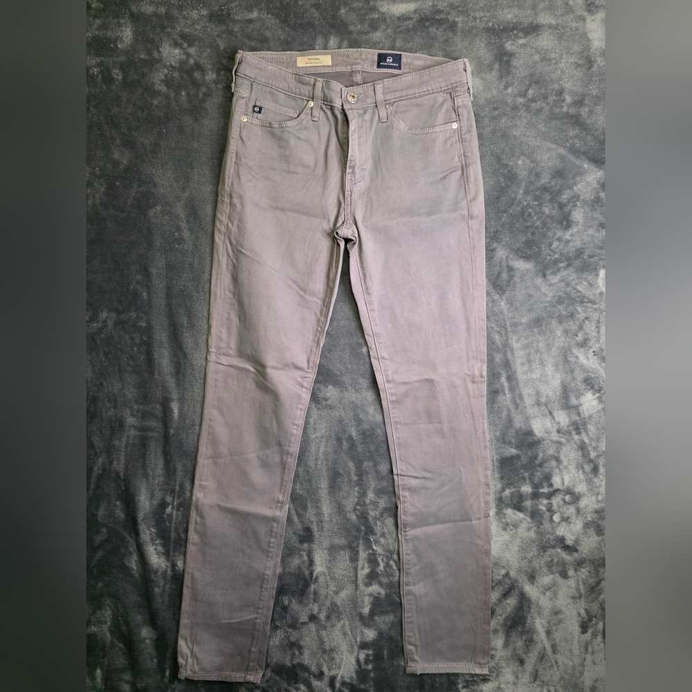 AG Adriano Goldschmied Men's Charcoal Slim Jeans - Picture 1 of 8